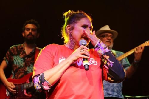 Fafá de Belém declara amor ao Garantido, ao Festival  e a Parintins 