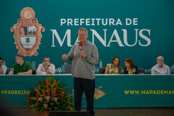 Prefeito Arthur Neto lança Mapa de Manaus para modernização de serviços Prefeito Arthur Neto lança Mapa de Manaus para modernização de serviços