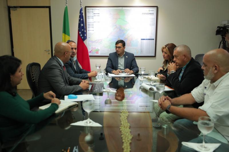 Wilson Lima reúne com diretores de companhia aérea que vai operar rota Manaus-Caracas-Ilha de Margarita Wilson Lima reúne com diretores de companhia aérea que vai operar rota Manaus-Caracas-Ilha de Margarita