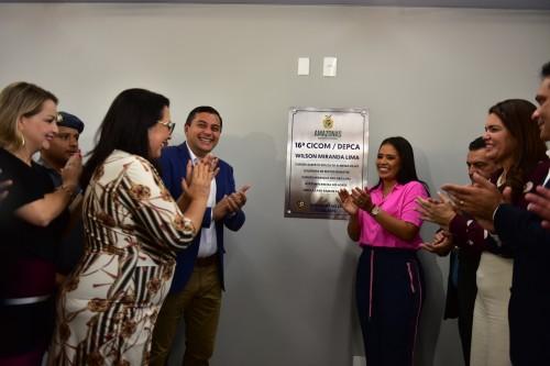 Wilson Lima inaugura complexo de segurança que abriga 16ª Cicom e Delegacia de Proteção à Criança e ao Adolescente