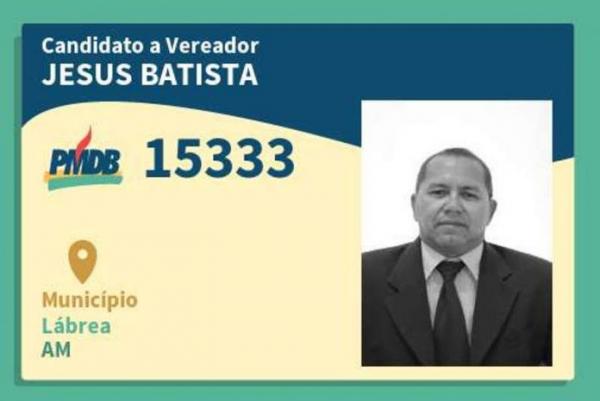 Vereador Jesus Batista de Lábrea tem de devolver dinheiro ganho de forma irregular, diz Ministério Público Vereador Jesus Batista de Lábrea tem de devolver dinheiro ganho de forma irregular, diz Ministério Público