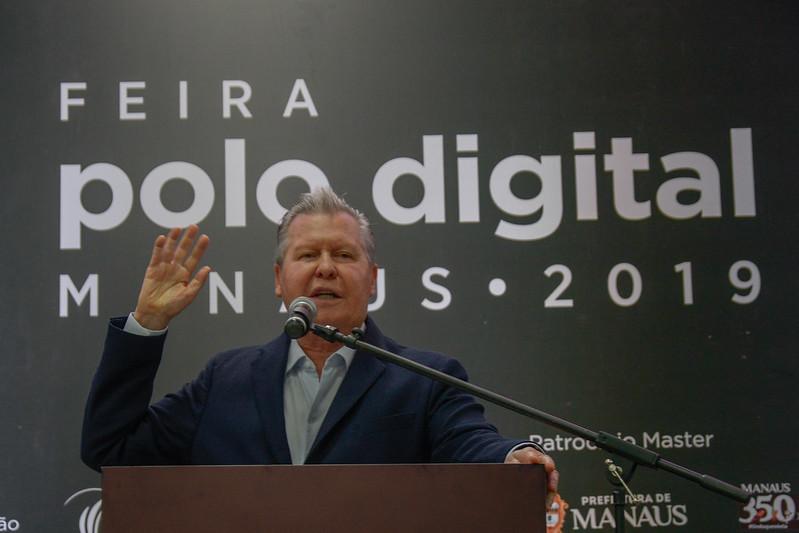 Prefeito Arthur Virgílio Neto apresenta gestão 4.0 na Feira do Polo Digital