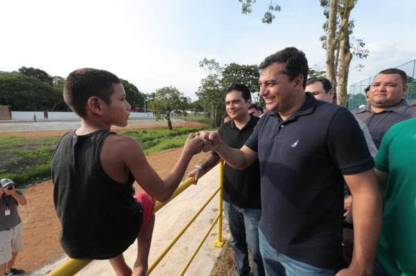 Wilson Lima inaugura ProsaiMaués, que transforma o município referência em cobertura e tratamento de esgoto