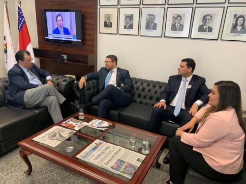 Em Brasília, Saullo Vianna cumpre agenda em busca de soluções para o Amazonas