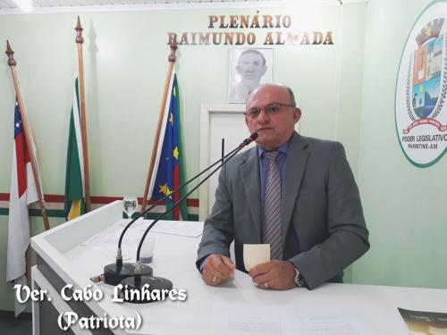 Cabo Linhares também cobra transparência e prestação de contas Telo Pinto na presidência da Câmara