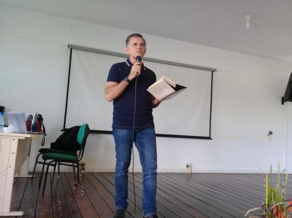 Na Ufam Juscelino Manso palestra sobre violência e prevenção da saúde em território indígena Na Ufam Juscelino Manso palestra sobre violência e prevenção da saúde em território indígena