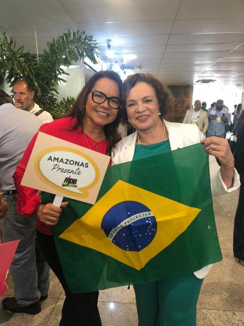 Márcia Baranda  participa da Convenção Nacional MDB em Brasília 