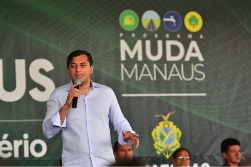 Wilson Lima anuncia revitalização do CPA Norte/27° DIP e visita Peixe no Prato, durante o Muda Manaus 