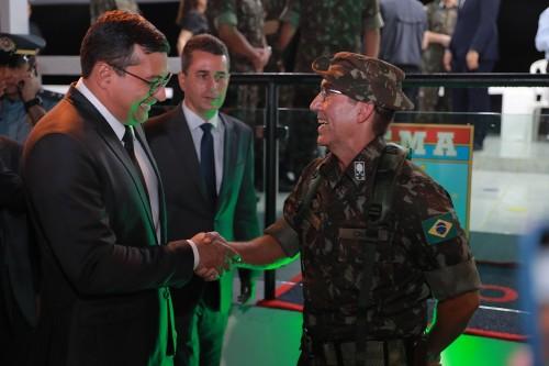 Governador Wilson Lima reforça parceria com órgãos federais durante passagem de comando do CMA 