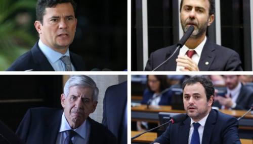 Moro, Freixo, Heleno e Glauber trocam acusações mútuas nas redes