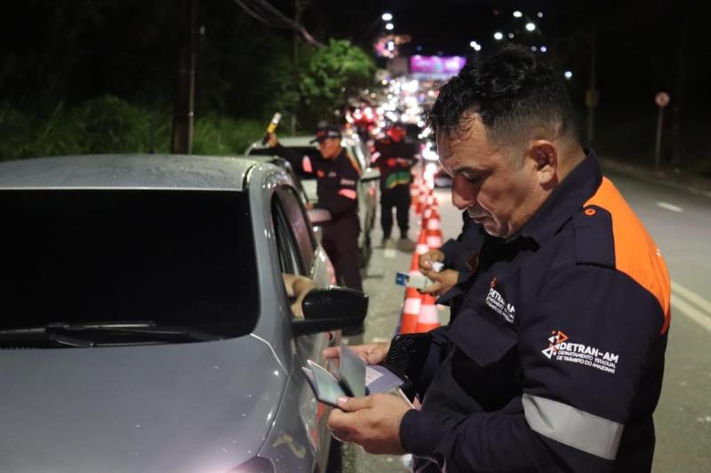 Em 10 horas de operação, Detran-AM flagra 105 motoristas alcoolizados em Manaus