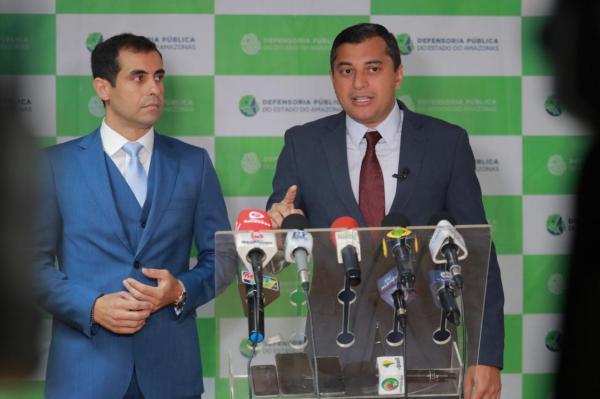 Governador Wilson Lima reafirma parceria com Defensoria Pública, na posse de Ricardo Paiva