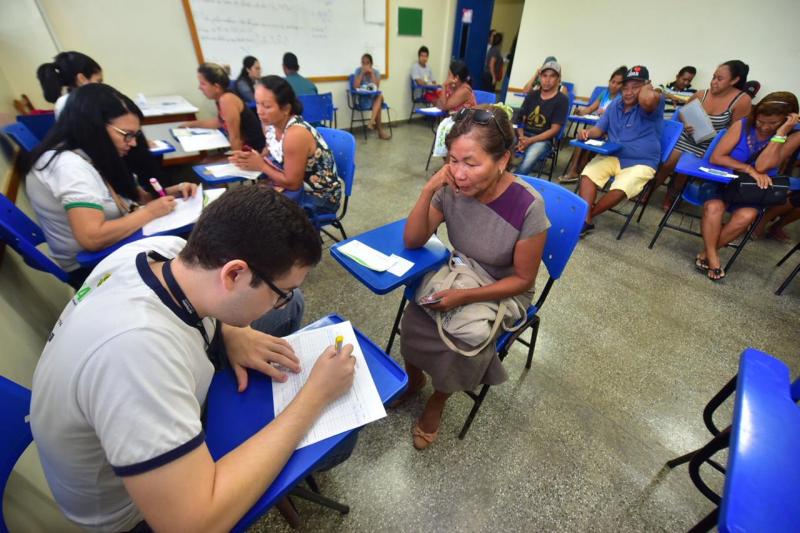 Mais de mil famílias são atendidas em três dias de desocupação do Monte Horebe 