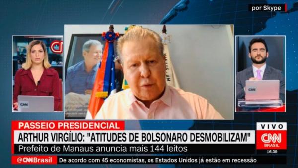 Para prefeito Arthur atitudes do presidente desmobilizam isolamento social