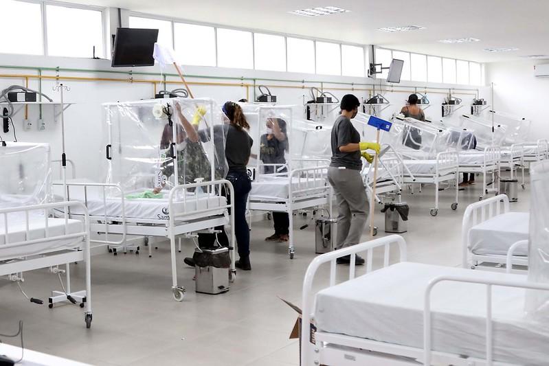 Em Manaus Novos leitos semi-intensivos estão disponíveis no Hospital de Campanha Municipal Gilberto Novaes   