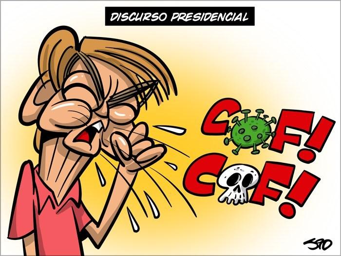 Bolsonaro no Protesto a favor do AI-5 e contra Coronavírus 