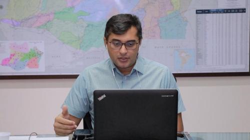 Hospital de Combate ao Covid-19, na Nilton Lins, recebe mais 16 pacientes e Wilson Lima anuncia novos leitos com HUGV