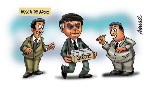 'Não sei', diz Bolsonaro a apoiadores sobre cargos para o governo