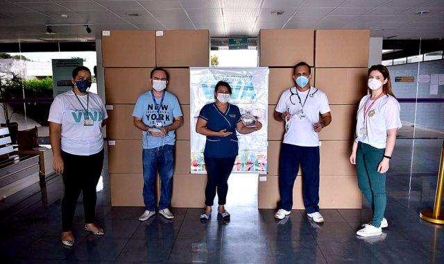 Assembleia Legislativa e Transire doam mil protetores faciais aos profissionais de saúde da Capital