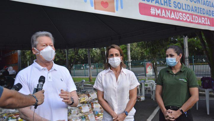 Campanha #ManausSolidária recebe doação de 2 mil cestas básicas do Grupo Transire 