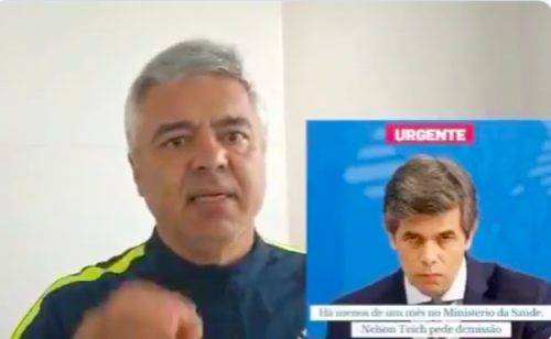 Major Olímpio sobre demissão de Teich 'Não quis rasgar o seu diploma de médico'