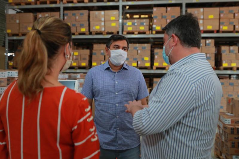Em visita à Central de Medicamentos, Wilson Lima reforça estratégias de assistência ao interior Em visita à Central de Medicamentos, Wilson Lima reforça estratégias de assistência ao interior
