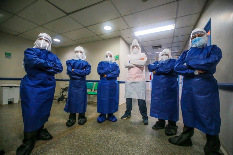 Covid-19: Profissionais do programa ‘Brasil Conta Comigo’ começaram a atuar no Hospital e Pronto-Socorro Platão Araújo 