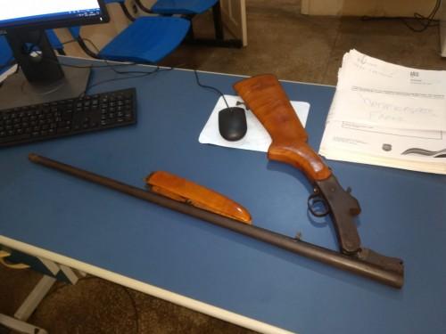 Polícia Civil detém homem e apreende espingarda em Nhamundá