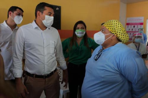 Governador Wilson Lima reafirma em Parintins que momento é de proteger vidas e fortalecer sistema de saúde 