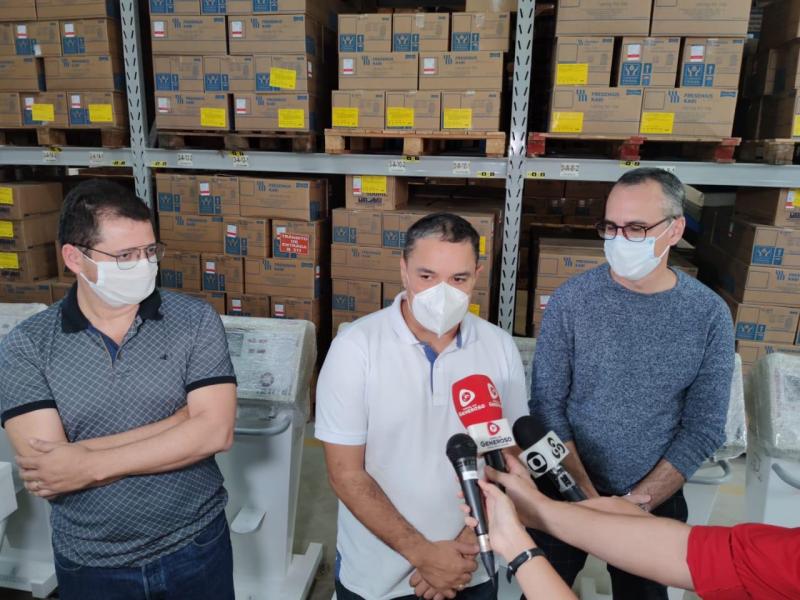 Seap realiza entrega de respiradores recuperados para a rede estadual de saúde 