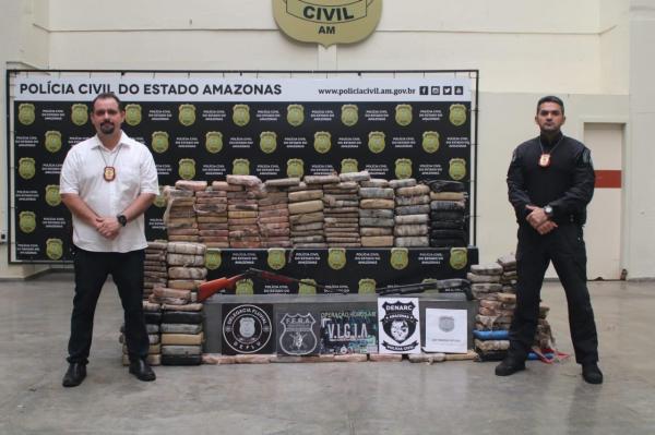 Polícia Civil apreende 250 quilos de entorpecentes em Manacapuru