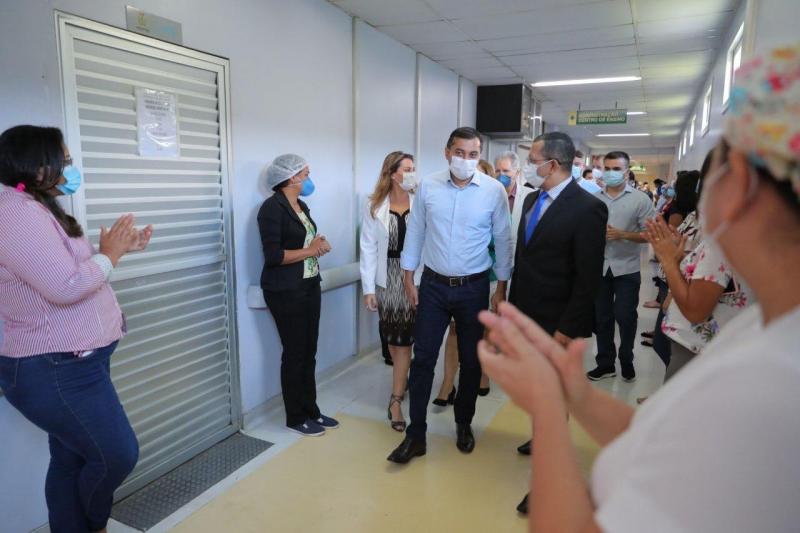 Wilson Lima visita Hospital Francisca Mendes e afirma que serviços da unidade serão intensificados
