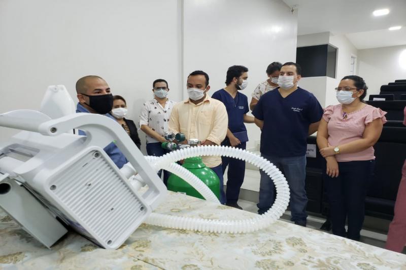 Susam entrega respiradores e capacita profissionais de saúde do interior para uso dos equipamentos