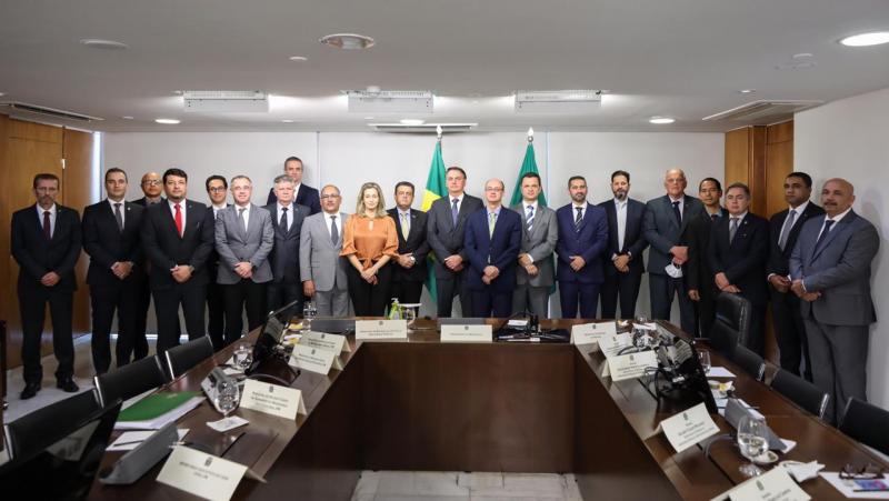 Secretário de Segurança do Estado reúne-se com presidente Bolsonaro  e ministro da Justiça em Brasília