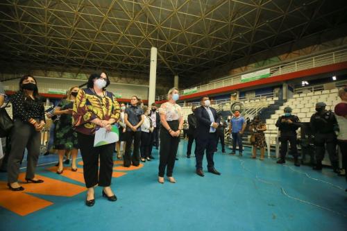 Em reunião na Sejusc-AM, ministra Damares Alves anuncia R$ 10 milhões para construção da Casa da Mulher Brasileira no AM