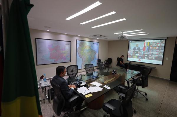Wilson Lima participa de posse do procurador-geral do Ministério Público de Contas Wilson Lima participa de posse do procurador-geral do Ministério Público de Contas