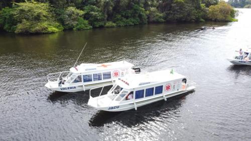Regiões da Valéria e Rio Jacu são beneficiadas com ambulanchas