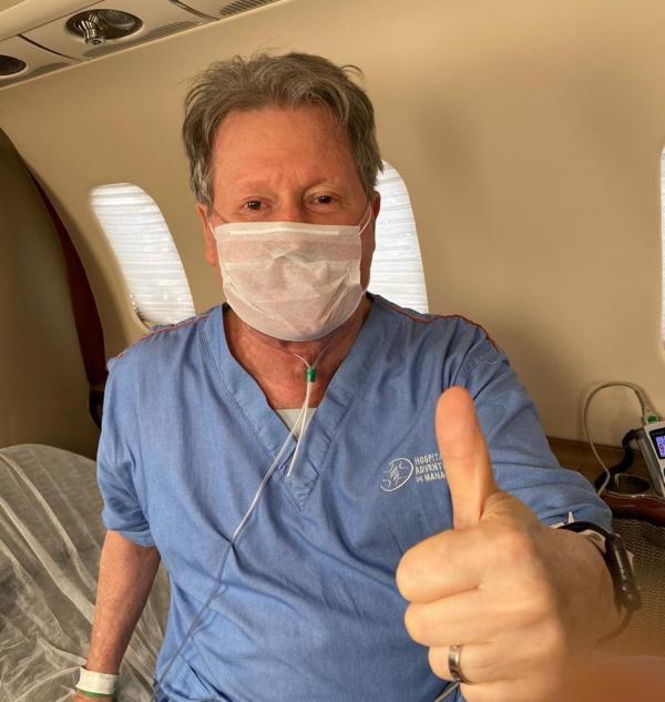 Arthur Neto continua tratamento contra Coronavírus, agora  em São Paulo 