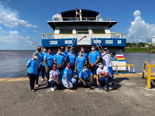 Após 98 dias atendendo síndromes respiratórias, UBS fluvial retoma trabalhos na zona rural de Parintins 