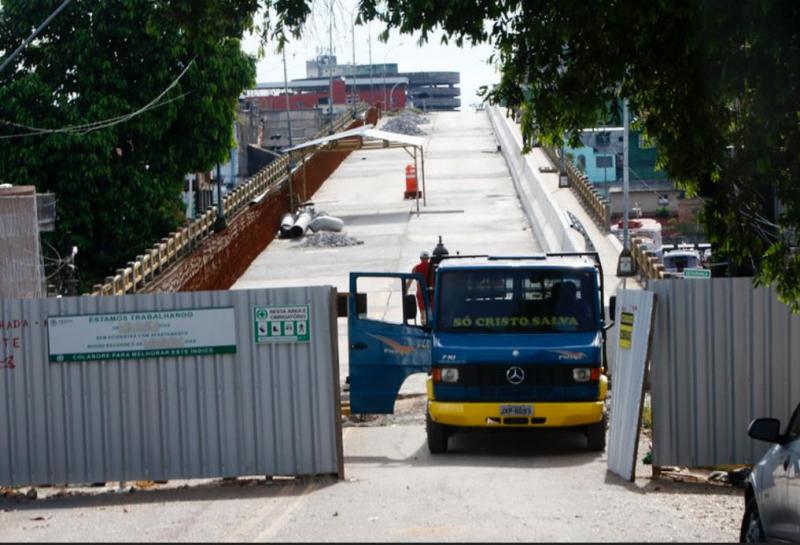 Revitalização na ponte do Educandos é retomada