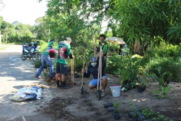 Grupo Rally Ambiental faz Ação de Arborização e Jardinagem no João Novo 