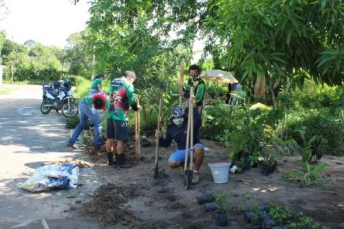 Grupo Rally Ambiental faz Ação de Arborização e Jardinagem no João Novo 