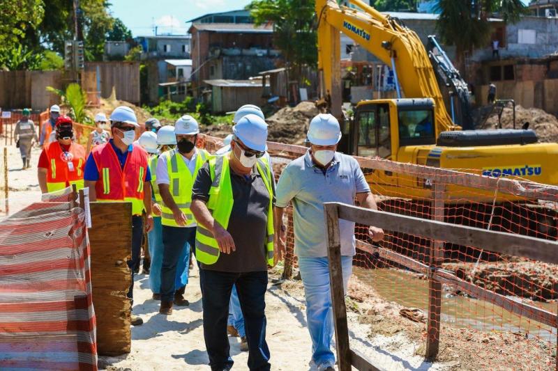 Obras do Prosamim recebem inspeção do Banco Interamericano de Desenvolvimento