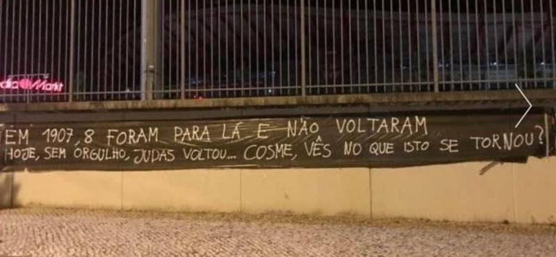 Torcedores do Benfica protestam contra Jorge Jesus: “Sem orgulho, Judas voltou”