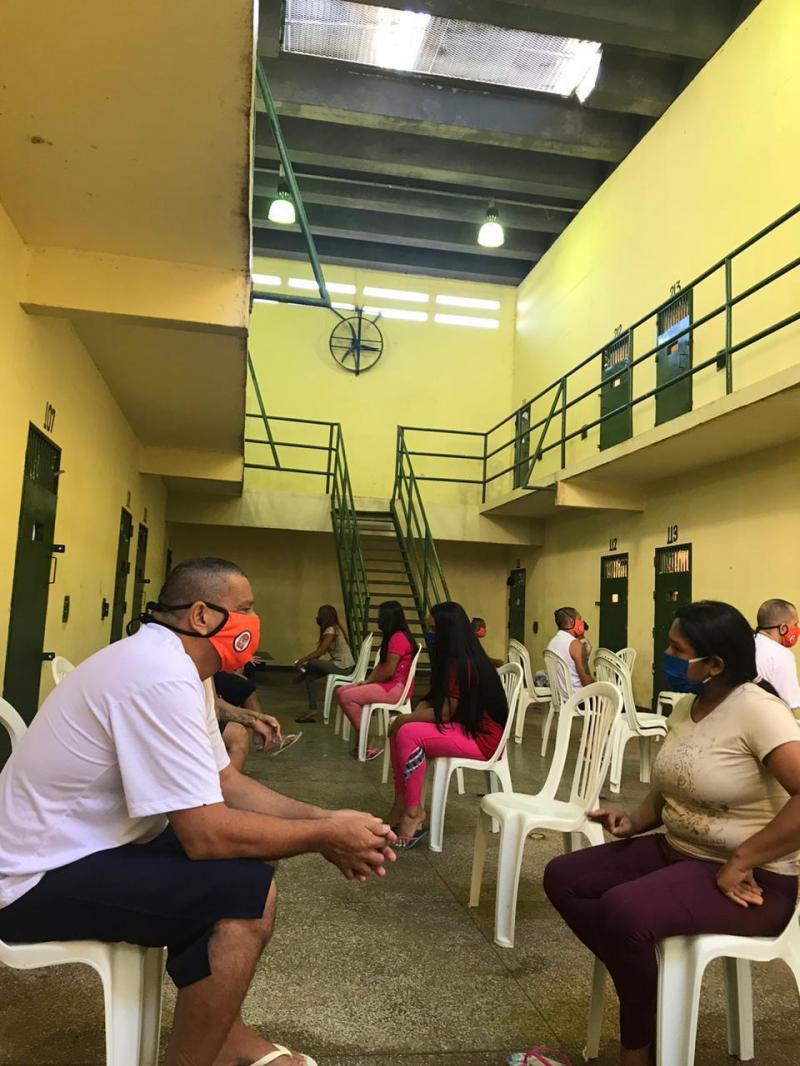 Sistema prisional completa um mês de visitas sem registro de covid-19