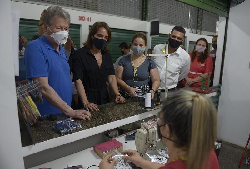 Mercado municipal Senador Cunha Mello é entregue revitalizado Mercado municipal Senador Cunha Mello é entregue revitalizado