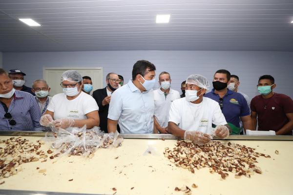 Wilson Lima inaugura agroindústria de castanha-do-Brasil no município de Tapauá Wilson Lima inaugura agroindústria de castanha-do-Brasil no município de Tapauá