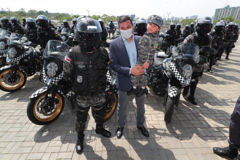 Wilson Lima lança programa ‘Rocam Motos’ e anuncia mais investimentos em Segurança Pública