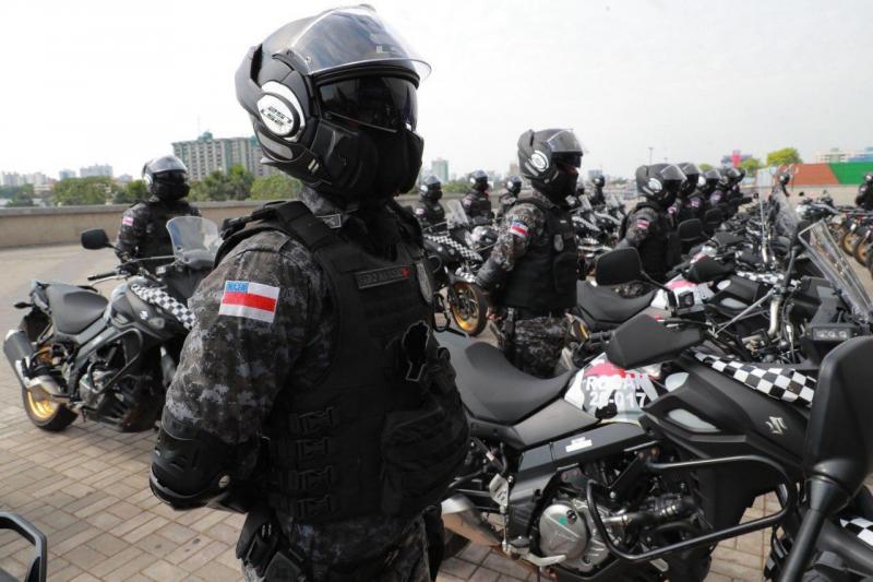 Policiais militares receberam treinamento especializado para atuar no ‘Rocam Motos’