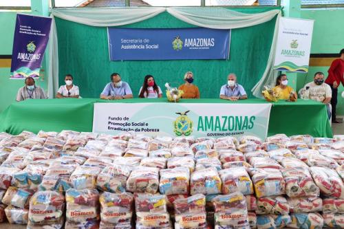 Governo do Amazonas beneficia 580 famílias com ação social em Boa Vista do Ramos